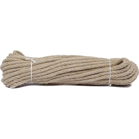Corde Chanvre Naturel 10mm Diamètre 10 m (1/2)