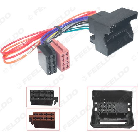 Kompatibel mit dem Audio-/Video-Stromkabel von Mercedes-Benz (ab 2004) und Opel (ab 2003) sowie dem ISO-Autoradio-Upgrade-Kabeladapter. (1/5)