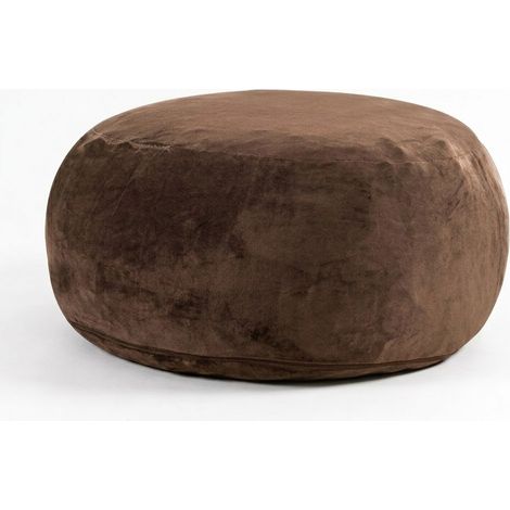 Sitzsack Sessel 5FT Klappbar, Flexible Relaxsitz mit Anpassungsfähiger Form für Wohnzimmer oder Schlafzimmer, Schaumstoff Kaffee 50 x 46 x 28 cm (1/5)