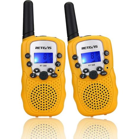 Talkie-walkie pour enfants en deux parties uniquement pour les garçons et les filles de 3 à 12 ans (1/2)