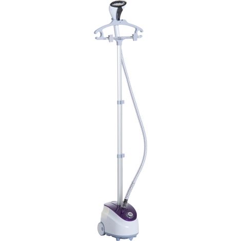 Fer vapeur vertical 1950 W avec réservoir 1,8 L et 11 températures 21,5x30x150 cm, appareil repassage design sobre pour maison pratique et performant
