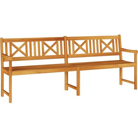Banc de jardin,Banquette de jardin,Chaise Marron 220 x 56 x 90 cm Bois d'acacia massif CFW71804 (1/5)