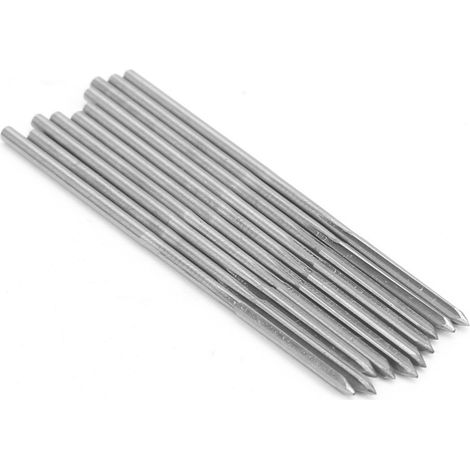 Lot de 10 alésoirs de 1,6 mm pour machines, en acier rapide, à queue droite et accessoires de montage. (1/5)