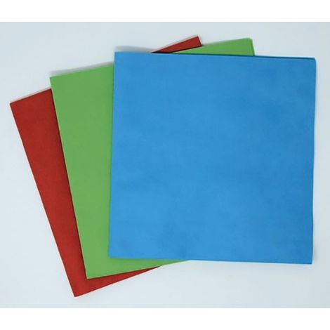 Nicht gewebter Lappen 40x40 Farben gemustert auf Karte
