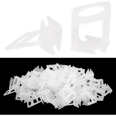 500 Pièces Croisillon Carrelage Autonivelant 1,5 mm, Système Nivellement Carrelage PVC pour Carreaux 6-15 Mm, Clips Pose Sol Mur, Joint Régulier (1/5)