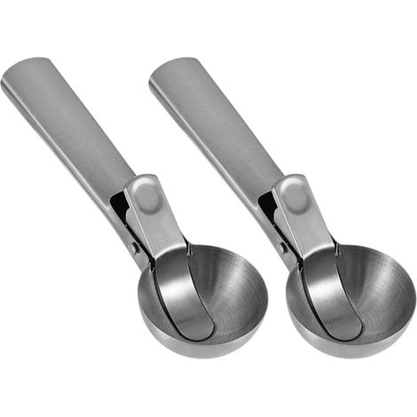 Set mit 2 Eiskugelportionierern aus Edelstahl. Spülmaschinenfest. (1/5)