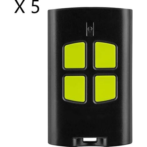 Applicable à Lot de 5 Télécommandes de Portail 4 Canaux (433,92 MHz) - Code Roulant Avancé 128 bits, Compatibles avec Benincà TO.GO4VA (1/5)
