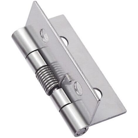 Ahlsen – 4-piece automatic spring hinges – 304 stainless steel – Corrosion resistant – For invisible doors – Dimensions 38x32mm (1/5)