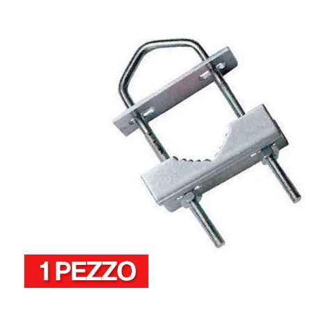STAFFA PER PALO ANTENNA TV GRAPPETTA BLOCCAGGIO ANTENNA PARABOLICA V/MIS 12490V MM 60 (13991)