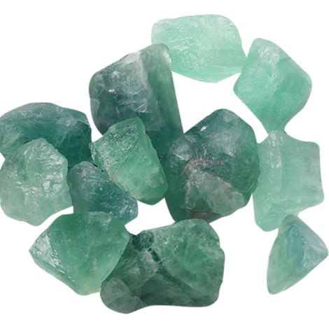 Beyamis 100 g de cristal de fluorite verte, pierre brute naturelle, pour l'aromathérapie, l'encens, la décoration intérieure, les cristaux Wicca et Reiki, et les vertus curatives (1/5)