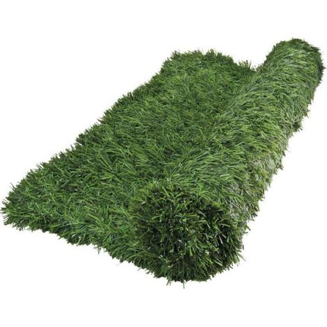 Siepe artificiale mista. con doghe in pvc 1x3m colore verde nortene (1/4)