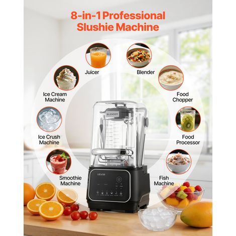 Blender Professionnel Mixeur Smoothie de Comptoir 2 L 2200 W