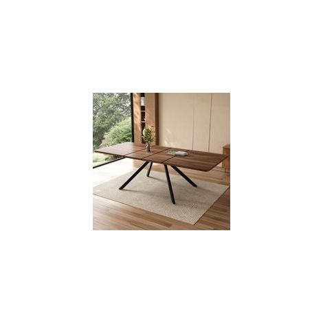 Table à manger extensible 160-200-240x90cm moderne, table de salle à manger rectangulaire pour 6-10 personnes, idéale pour réceptions et salon, chêne (1/5)