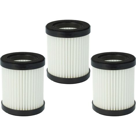 vhbw Kit de 3x Filtres d'aspirateur compatible avec Moosoo XL-618A aspirateur sans-fil - Filtre anti-saleté (1/4)