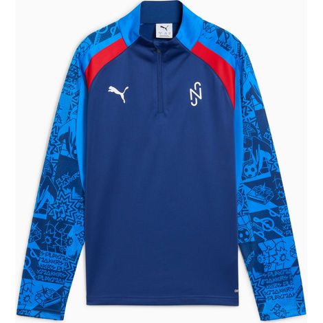 Puma Neymar JR Playmaker 1/4 JR blaues Jungen-Sweatshirt 66031110 R 164 (1/5)