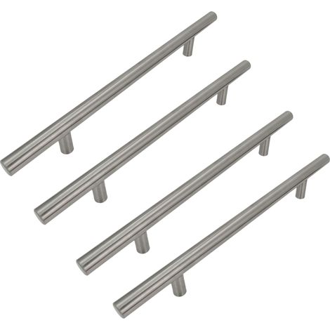 x Tirador para mueble Barandilla 192 mm plata (1/5)