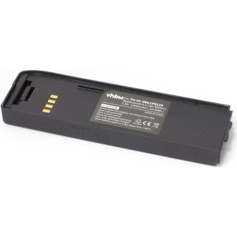 vhbw Akku kompatibel mit Thuraya Hughes 7101, 7100 Handy Smartphone Satelliten Telefon (1400 mAh, 7,4 V, Li-Ion)