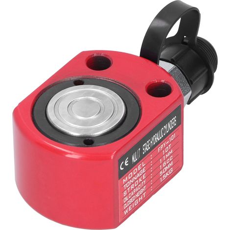 Vérin hydraulique séparé rouge ultra-mince Accessoires industriels FPY-101 10T 16CC (1/5)