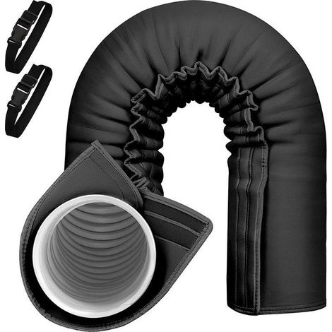 Apex – Manchon isolant thermique réglable 3 couches – Protection tuyau intérieur/extérieur – Température maximale 120°C – 13/15 cm de diamètre