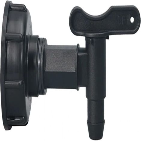Robinet À Bec - Adaptateur De Robinet BSP 3/4 Pouces - Pour Réservoir IBC Et Seau De Jardin - En Plastique Écologique - Lot De 2 (1/5)