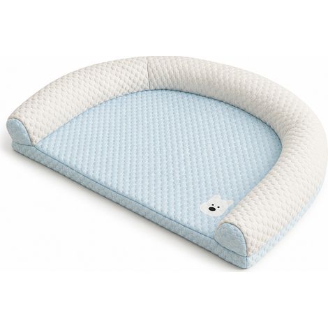 Panier rafraîchissant pour chiens et chats, canapé lavable motif ours Sea Salt, taille S (1/5)