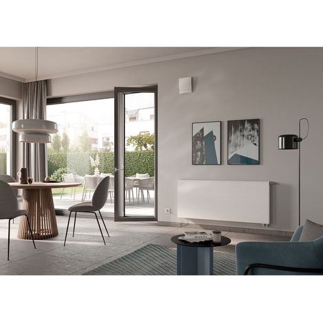 Kermi x-well D13 Fertigmontageset, bestehend aus Innenblende, Filter, Ventilatoreinheit und WRG