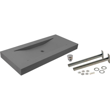 Lazer – Plan vasque à carreler 1200mm x 540mm – Prêt à carreler – 5 trous pour robinets – 330701 (1/5)