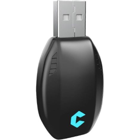 Boîtier d'intelligence artificielle 2 en 1 avec ou sans fil CarPlay et Android Auto : mini-adaptateur Plug and Play, connexion rapide pour 99 % des voitures. (1/5)