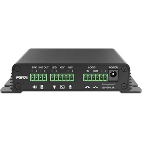 Fanvil PA2S Passerelle VoIP 2 ports RJ45 100 Mbps PoE, entrée et sortie audio (1/3)