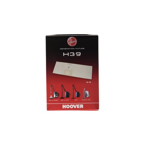 Caja de 4 bolsas H39 DRY JET & WASH WET & DRY 09189051 HOOVER