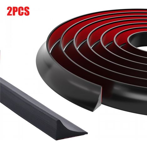 2 Bandes Etancheite Douche Noires 300cm Anti-Eclaboussures Comptoirs (1/5)