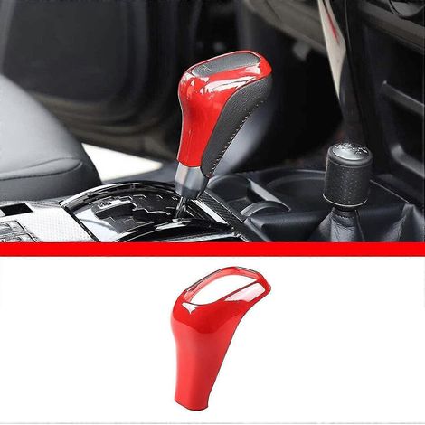 Cache de pommeau de levier de vitesse rouge pour Toyota Tundra 2014-2021 (1/4)