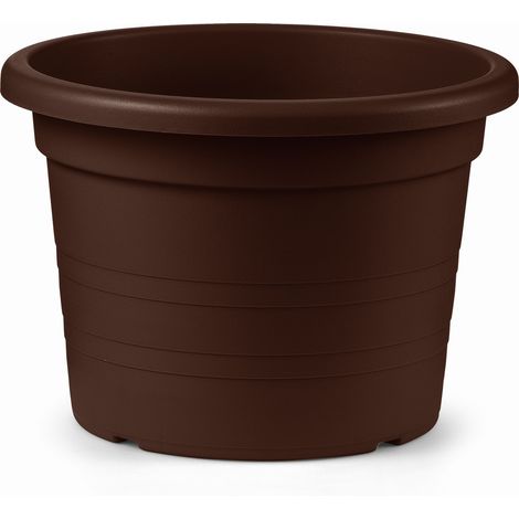 Vaso Cilindro Plastica  60 cm - Bronze