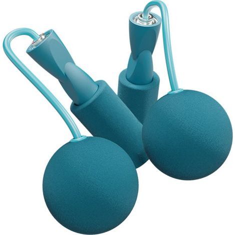 Wireless Jump Rope, Portable, Weighted, Cordless, for Training, Physical Exercise, Blue (1/5)