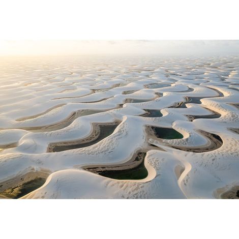 Tableau sur verre synthétique dunes et lacs 65x97 cm - Impression sur Verre synthétique - Image HD  imprimée sur Verre synthétique - Tableau mural décoratif - Fabriqué en France (1/5)