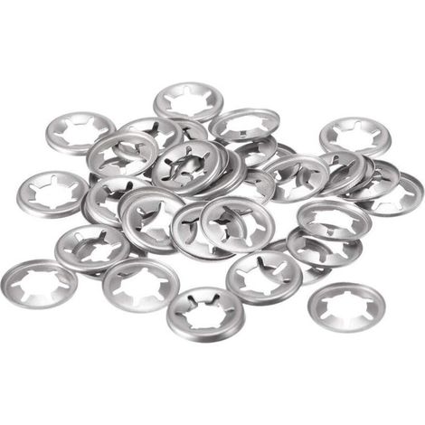 Rondelle à dents M8 – Acier inoxydable 304 – Diamètre externe 15mm, interne 7.4mm – Lot de 40 pièces pour machines industrielles - 40pcs (1/3)