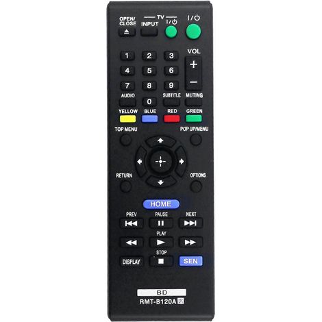 RMT-B120A Ersatzfernbedienung für Sony BDP-S5100, BDP-S1100, BDP-S3100, BDP-S190 und BDP-S590 3D Blu-ray DVD-Player (1/5)