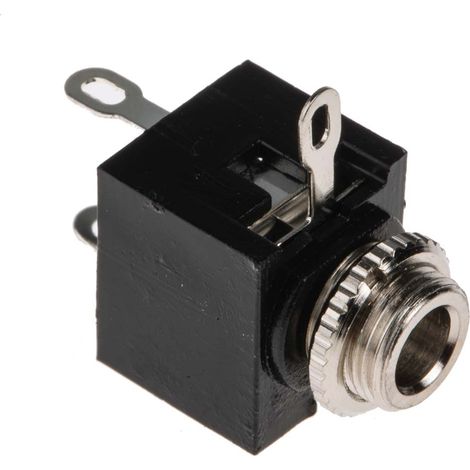Connecteur Jack 3,5 mm Femelle Mono RS PRO, Montage sur châssis ( Prix pour Paquet de 5 )