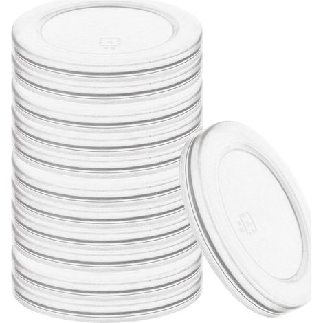 Couvercle pour pot de yaourt 6,2 cm 12 pièces.