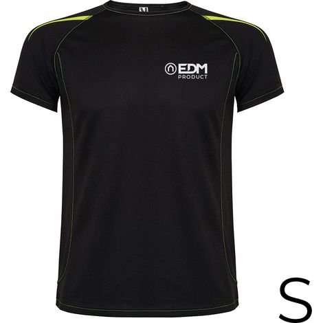 Camiseta deportiva negra talla-s roly