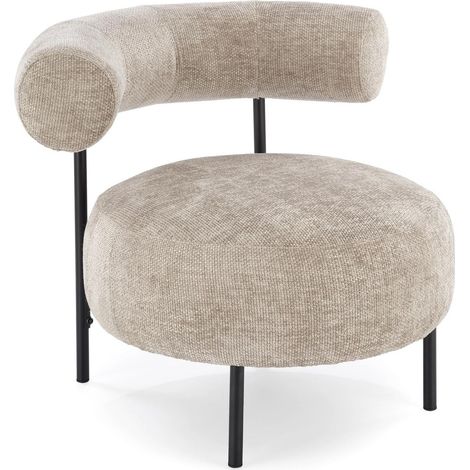 Sillón Houston 2052, Beige, 72x90x82cm, Tapiz, Patas: Metal, 0 (1/5)