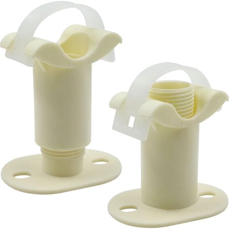 Lot de 2 colliers de fixation pour tuyaux, attaches murales réglables en ABS pour tubes (1/5)