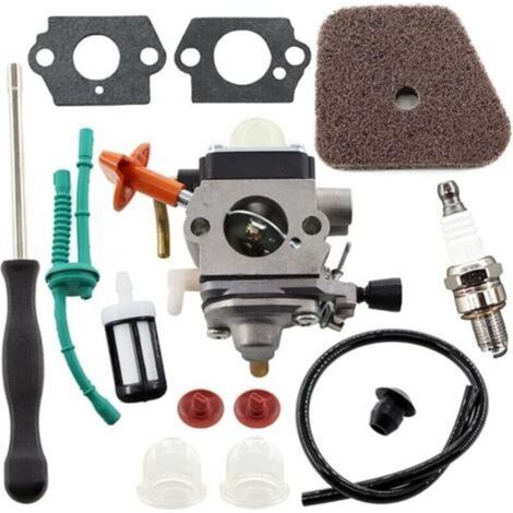 Kit de carburateur pour Sthil FS87 FS90 FS100 FS110 FS130 HL95 HL100 HT100 HT101 KM90 KM100 KM110 SP90 coupe-fil 4180-120-0610 remplacement avec filtre à air Tournevis