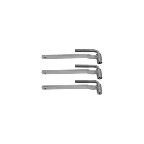 Bardusch-3pcs Outil de Réglage Soupape de Moteur 8mm 9mm 10mm Hexagone 3.1mm 3mm 3.5mm Trou Carré Moto Moteur Vis Clé Outil de Soupape Clé Douille Outil de Réparation