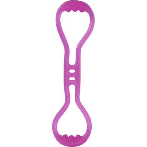 Bande élastique multifonctionnelle pour étirements, perte de poids, dos, bras, yoga, résistance, fitness, violette (1/5)