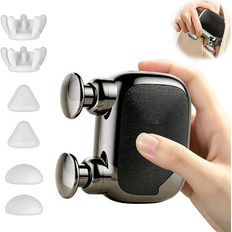 Mini Pistolet de Massage,Compact Deux Têtes Pistolet Massage Musculaire 3 Vitesses Réglables pour Aptitude,Bureau,Domicile,Soulager la Tension Musculaire, Idée Cadeau Homme Femme (1/5)