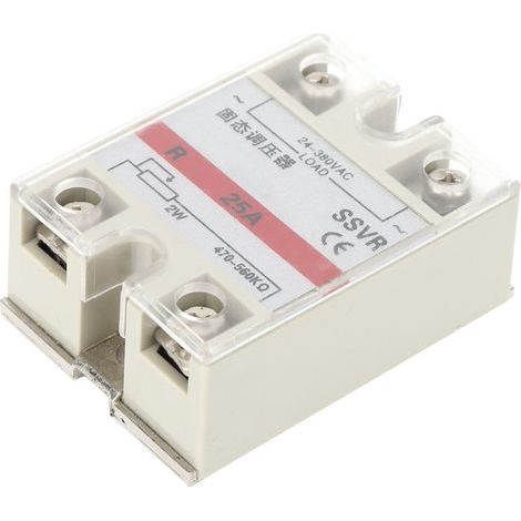 Halbleiter-Spannungsregler, einphasiges Niederfrequenz-Relaismodul SSVR-25A VA 24-380VAC (1/5)