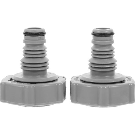 adaptateurs pour tuyau d'aspirateur de piscine, raccord pour tube d'aspirateur, raccord pour tuyau de piscine, compatibles avec Bestway P6H1419 Gris (1/4)