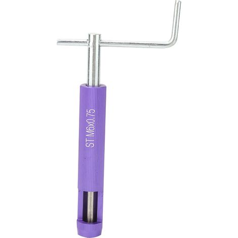 Kit de réparation de filetage 18 pièces en acier inoxydable, manchon fileté M6 x 0,75, insert à visser pour outillage, lot de 18 éléments. (1/5)