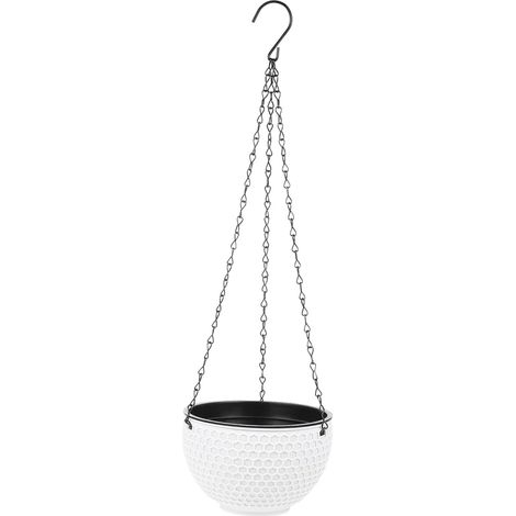 Pot de fleurs suspendu en plastique Homoyoyo, motif nid d'abeille, pour l'intérieur (1/5)